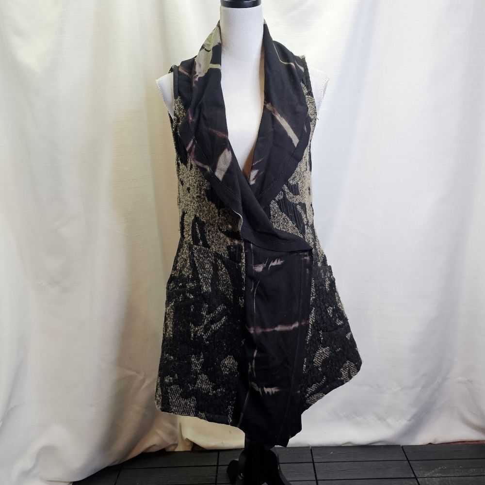 Art Of Cloth Homemade Shag Bark Lucy Wool Blend Vest Size Small